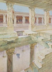 Study of a Roman Temple